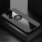 For Vivo V11 / X21S XINLI Stitching Cloth Texture Shockproof TPU Protective Case with Ring Holder(Gray) - 1