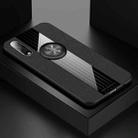 For Vivo IQOO Neo XINLI Stitching Cloth Texture Shockproof TPU Protective Case with Ring Holder(Black) - 1