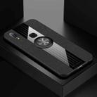 For Vivo V11i / Z3i XINLI Stitching Cloth Texture Shockproof TPU Protective Case with Ring Holder(Black) - 1