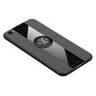 For Vivo X9 XINLI Stitching Cloth Texture Shockproof TPU Protective Case with Ring Holder(Gray) - 1