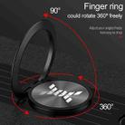 For Vivo X9 Plus XINLI Stitching Cloth Texture Shockproof TPU Protective Case with Ring Holder(Black) - 3