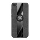 For Vivo X9s Plus XINLI Stitching Cloth Texture Shockproof TPU Protective Case with Ring Holder(Black) - 2