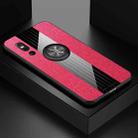 For Vivo X27 XINLI Stitching Cloth Texture Shockproof TPU Protective Case with Ring Holder(Red) - 1