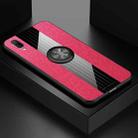 For Vivo X23 XINLI Stitching Cloth Texture Shockproof TPU Protective Case with Ring Holder(Red) - 1