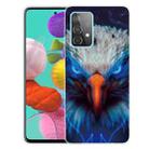 For Samsung Galaxy A32 4G Shockproof Painted Transparent TPU Protective Case(Blu-ray Carving) - 1