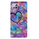 For Samsung Galaxy F62 / M62 Shockproof Painted Transparent TPU Protective Case(Starry Love) - 1