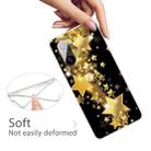 For Xiaomi Redmi K40 Pro Max Shockproof Painted Transparent TPU Protective Case(Gold Star) - 3