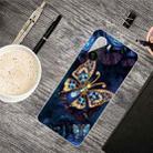 For Xiaomi Redmi K40 Pro Max Shockproof Painted Transparent TPU Protective Case(Jewel Butterfly) - 2