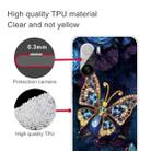 For Xiaomi Redmi K40 Pro Max Shockproof Painted Transparent TPU Protective Case(Jewel Butterfly) - 4