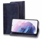 For Samsung Galaxy S21+ 5G Business Stitching Horizontal Flip Leather Case with Double Folding & Bracket & Card Slots & Photo Frame & Wallet(Black) - 1