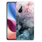 For Xiaomi Redmi K40 / K40 Pro Frosted Fashion Marble Shockproof  TPU Protective Case(Abstract Light Pink) - 1