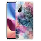 For Xiaomi Redmi K40 Pro Max Frosted Fashion Marble Shockproof  TPU Protective Case(Abstract Multicolor) - 1