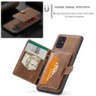 For Samsung Galaxy A51 5G JEEHOOD Retro Magnetic Detachable Protective Case with Wallet & Card Slot & Holder(Brown) - 9
