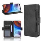 For Motorola Moto E7 Power Skin Feel Calf Pattern Horizontal Flip Leather Case with Holder & Card Slots & Photo Frame(Black) - 1