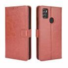 For ZTE Blade A7s 2020 Retro Crazy Horse Texture Horizontal Flip Leather Case with Holder & Card Slots & Lanyard(Brown) - 1