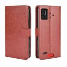 For UMIDIGI Bison Retro Crazy Horse Texture Horizontal Flip Leather Case with Holder & Card Slots & Lanyard(Brown) - 1