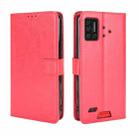 For UMIDIGI Bison Retro Crazy Horse Texture Horizontal Flip Leather Case with Holder & Card Slots & Lanyard(Red) - 1