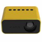 T500 1920x1080P 80 Lumens Portable Mini Home Theater LED HD Digital Projector Without Remote Control & Adaptor(Yellow) - 1