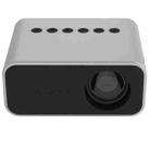 T500 1920x1080P 80 Lumens Portable Mini Home Theater LED HD Digital Projector With Remote Control & Adaptor(White) - 1
