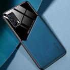 For OPPO Realme V15 All-inclusive Leather + Organic Glass Protective Case with Metal Iron Sheet(Royal Blue) - 1