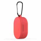 For Xiaomi Redmi Airdots 3 (IP6D0750) Silicone Wireless Earphone Protective Case(Red) - 1