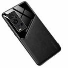 For vivo X60 Pro Plus All-inclusive Leather + Organic Glass Protective Case with Metal Iron Sheet (Black) - 2