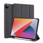 For iPad Pro 11 2022 / 2021 / 2020 DUX DUCIS Domo Series Horizontal Flip Magnetic TPU + PU Leather Tablet Case with Three-folding Holder & Pen Slot & Sleep / Wake-up Function(Black) - 1