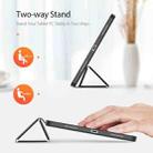 For iPad Pro 12.9 2022 / 2021 / 2020 DUX DUCIS Domo Series Horizontal Flip Magnetic TPU + PU Leather Tablet Case with Three-folding Holder & Pen Slot & Sleep / Wake-up Function(Black) - 7