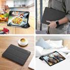 For iPad Pro 12.9 2022 / 2021 / 2020 DUX DUCIS Domo Series Horizontal Flip Magnetic TPU + PU Leather Tablet Case with Three-folding Holder & Pen Slot & Sleep / Wake-up Function(Black) - 11