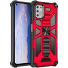 For Motorola Moto G Stylus (2021) Shockproof TPU + PC Magnetic Protective Case with Holder(Red) - 1