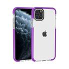 For iPhone 11 Pro Basketball Texture Anti-collision TPU Protective Case(Purple) - 1