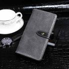 For Blackview A70 idewei Crocodile Texture Horizontal Flip Leather Case with Holder & Card Slots & Wallet(Grey) - 1