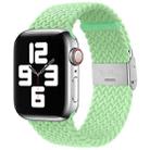 Braided + Stainless Steel Watch Band For Apple Watch Series 9&8&7 41mm / SE 3&SE 2&6&SE&5&4 40mm / 3&2&1 38mm(Pistachio Color) - 1