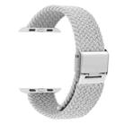 Braided + Stainless Steel Watch Band For Apple Watch Ultra 49mm&Watch Ultra 2 49mm / Series 9&8&7 45mm / SE 3&SE 2&6&SE&5&4 44mm / 3&2&1 42mm(White) - 1