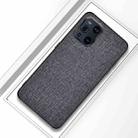 For OPPO Find X3 Shockproof Cloth Protective Case(Grey) - 1