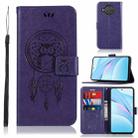 For Xiaomi Mi 10T Lite 5G Wind Chime Owl Embossing Pattern Horizontal Flip Leather Case with Holder & Card Slots & Wallet(Purple) - 1