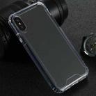 For iPhone X / XS Four-corner Shockproof Transparent TPU + PC Protective Case - 1