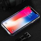 For iPhone X / XS Four-corner Shockproof Transparent TPU + PC Protective Case - 3