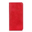For OPPO A9 (2020) Magnetic Retro Crazy Horse Texture Horizontal Flip Leather Case with Holder & Card Slots(Red) - 2