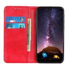 For OPPO A9 (2020) Magnetic Retro Crazy Horse Texture Horizontal Flip Leather Case with Holder & Card Slots(Red) - 4