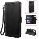 For Samsung Galaxy A12 5G Retro Splicing Horizontal Flip Leather Case with Card Slots & Holder & Wallet(Black) - 1