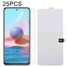 For Xiaomi Redmi Note 10 4G / 5G / Note 10s 25 PCS Full Screen Protector Explosion-proof Hydrogel Film - 1