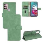 For Motorola Moto G30 / G10 Solid Color Skin Feel Magnetic Buckle Horizontal Flip Calf Texture PU Leather Case with Holder & Card Slots & Wallet(Green) - 1