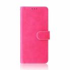 For Samsung Galaxy A02 / M02 Solid Color Skin Feel Magnetic Buckle Horizontal Flip Calf Texture PU Leather Case with Holder & Card Slots & Wallet(Rose Red) - 2