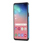 For Samsung Galaxy S10 Flower Embossing Pattern Shockproof Protective Case with Holder & Card Slots & Photo Frame(Blue) - 3