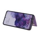 For Samsung Galaxy S20+ Flower Embossing Pattern Shockproof Protective Case with Holder & Card Slots & Photo Frame(Purple) - 6