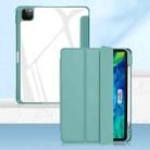 For iPad Pro 11 2022 / 2021 / 2020 Mutural Pinyue Series PC + TPU Horizontal Flip Leather Tablet Case with Holder & Pen Slot & Sleep / Wake-up Function(Dark Green) - 1