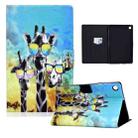 For Lenovo Tab M10 Plus Colored Drawing Horizontal Flip Leather Case with Holder & Card Slots & Sleep / Wake-up Function(Spectacled Deer) - 1