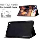 For Samsung Galaxy Tab A 8.0 (2019) T290 Electric Pressed TPU Colored Drawing Horizontal Flip Leather Case with Holder & Pen Slot(Leopard and Lion) - 4