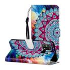 For Samsung Galaxy M31 Oil Embossed Coloured Drawing Pattern Horizontal Flip PU Leather Case with Holder & Card Slots & Wallet(Half Sunflower) - 1